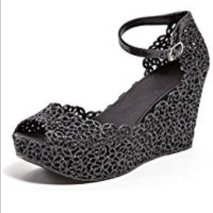 Lady Couture “FUN” PVC WEDGE SANDALS